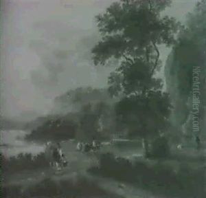 Italianate Landscape With Travellers Italianate Landscape With Travellers