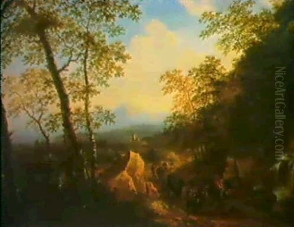 Sudliche Landschfat Mit Figuren - view 1