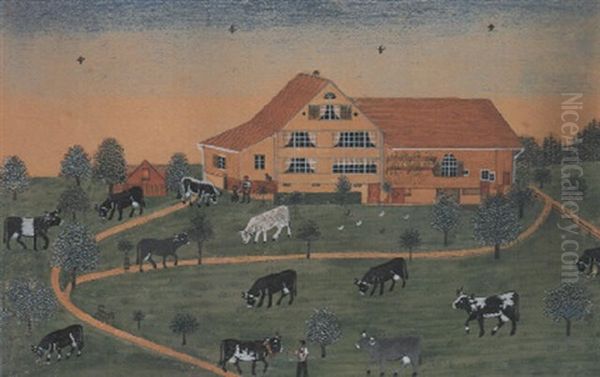 Bauernhof Mit Kuhen - view 1