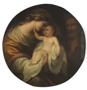 Die Heilige Familie by Eduard von Heuss