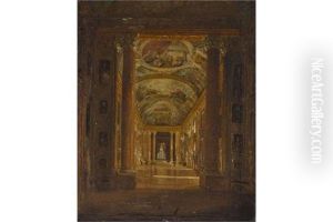 Im Palazzo Colonna by Eduard von Heuss