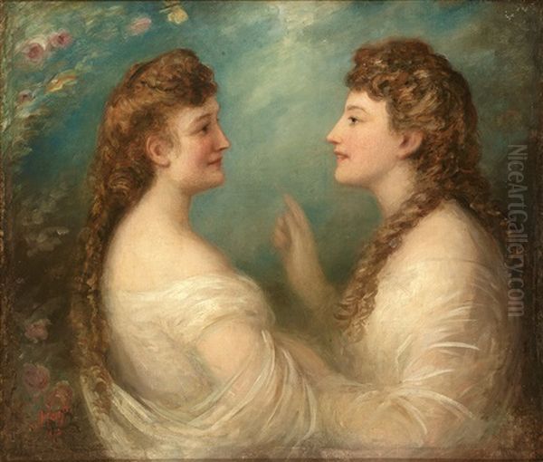 Portrait Der Schwestern Elisabeth Und Sofie Kraetzer, Geb. 1849 Und 1850 In Mainz - view 1