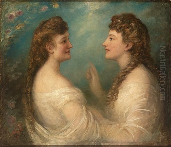 Portrait Der Schwestern Elisabeth Und Sofie Kraetzer - view 1