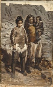 "esquimaux Family"; "villagers"; And "native Hunters" (3 Works) "esquimaux Family"; "villagers"; And "native Hunters" (3 Works)