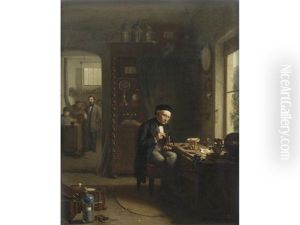 The Clock Maker by Theodore Bernard de Heuvel