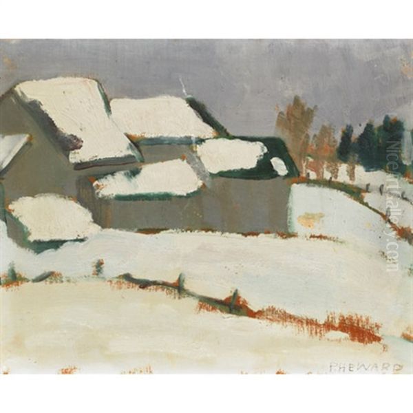 Farm In Winter - view 1