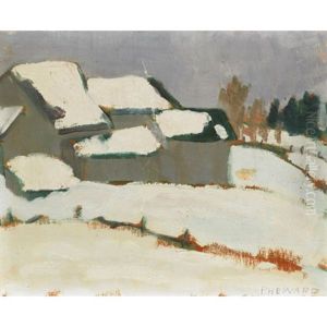 Farm In Winter by Efa Prudence Heward