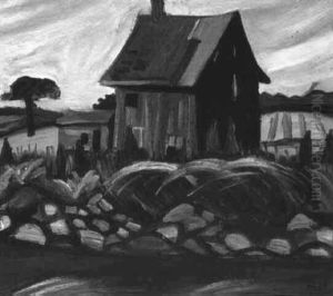 The Settler's Cabin by Prudence Heward