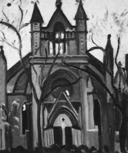 Village Church by Prudence Heward