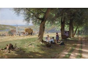 Rast Bei Der Heuernte Rast Bei Der Heuernte