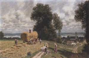 Heuernte Am Ammersee