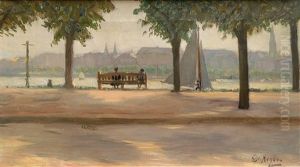 An Der Alster by Christian Heyden
