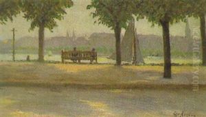 Blick Auf Die Alster by Christian Heyden