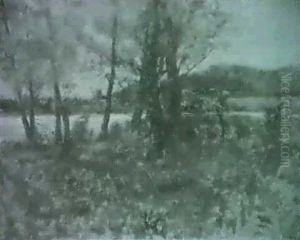 Flusslandschaft by Hubert Von Heyden