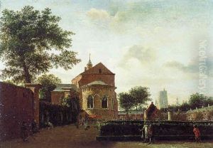 Procession Du Saint-sacrement Dans Le Jardin De L'eglise Sainte Cecile A Cologne