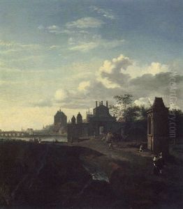 Brussels, A Capriccio Of The Porte Du Rivage
