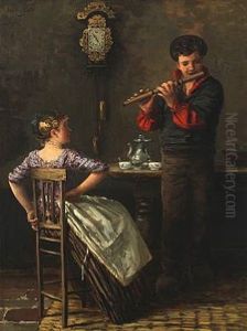 The Charming Flute Player by Karl Heyden