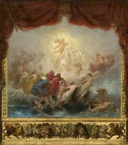 Apollo Mit Den Horen: Entwurf Fur Einen Theatervorhang by Otto Johann Heinrich Heyden