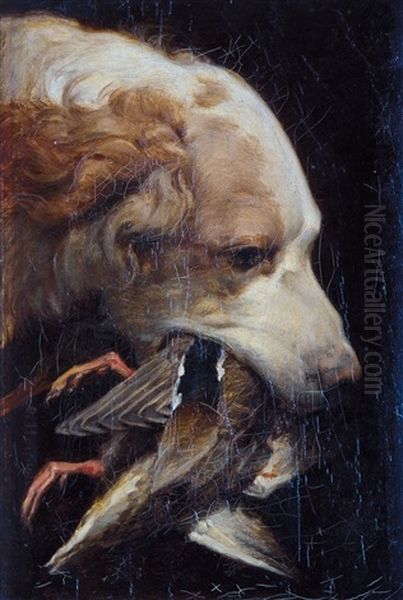 Jagdhund Mit Beute - view 1