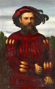 Portrat Des Pankgrafen Ritter Paul Von Eckensteen by Otto Johann Heinrich Heyden