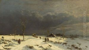 Vor Dem Schneesturm by Friedrich Josef Nicolai Heydendahl