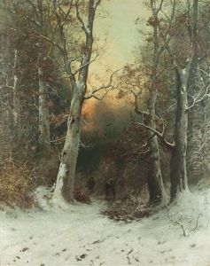 Heimkehr Am Winterabend by Friedrich Josef Nicolai Heydendahl