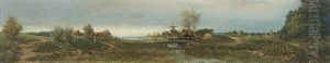 Landscape With Windmill by Friedrich Josef Nicolai Heydendahl