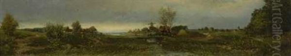 Weite Dorflandschaft Mit Windmuhle - view 1