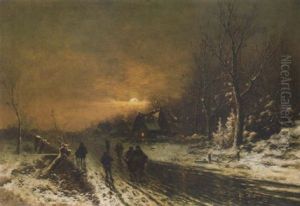 Este A Faluban (evening In The Village) by Friedrich Josef Nicolai Heydendahl