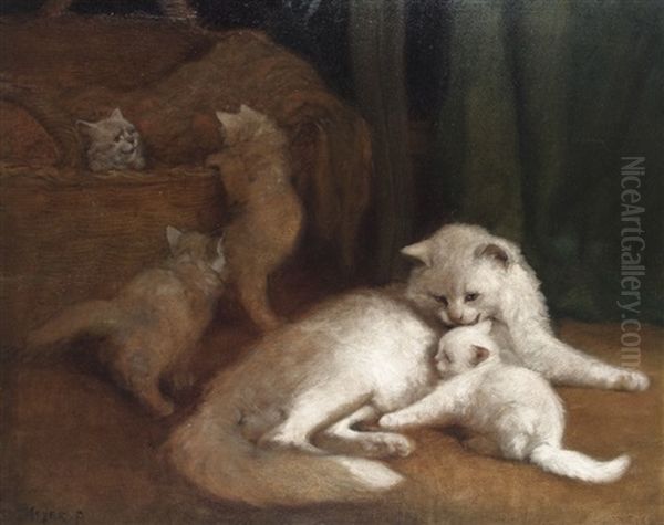 Cat With Kitten - view 1