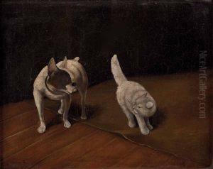 Katz Und Hund by Arthur Heyer