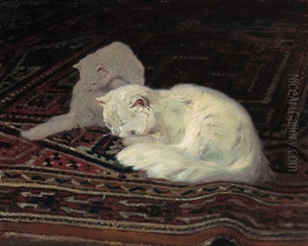 Schlafende Katzen - view 1