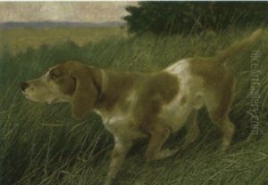 A Hound In A Landscape