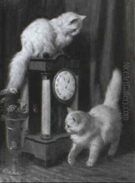 Spielende Katzen - view 1