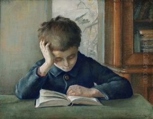 Reading Boy by Catherine Louise Margery Heyerdahl