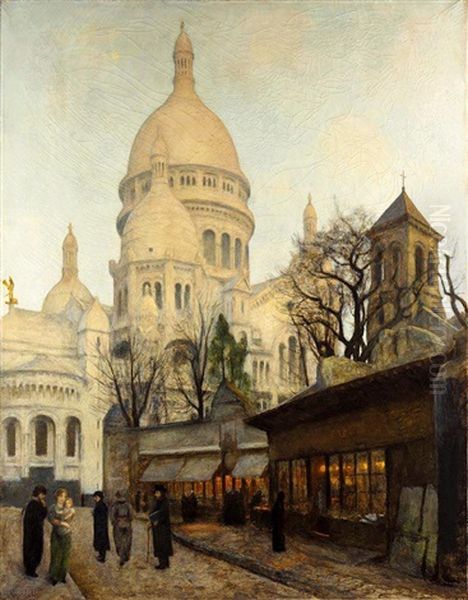 Sacre-coeur, Montmartre, Paris - view 1