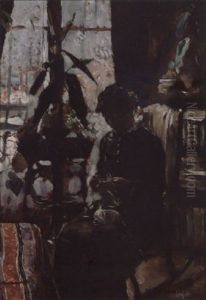 Kvinne I Interior