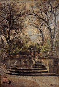 La Baronne Bro De Comeres Et Son Fils Dans Le Jardin De Leur Hotel Particulier A Paris La Baronne Bro De Comeres Et Son Fils Dans Le Jardin De Leur Hotel Particulier A Paris