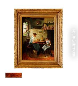 A Moment In The Kitchen by Jean Arnould Heyermans