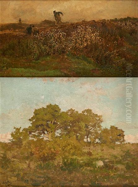 Les Chardons; Paysage (2 Works) - view 1
