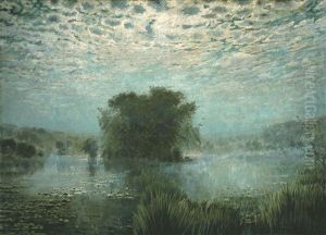 Paysage Au Clair De Lune Paysage Au Clair De Lune