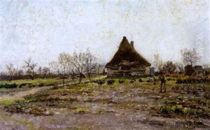 Veldwerk (omgeving Van Wechelderzande) by Adriaan Josef Heymans