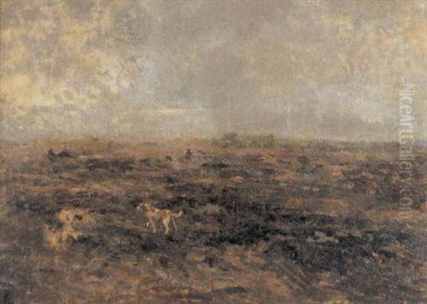 Heidelandschap Met Jachthond - view 1