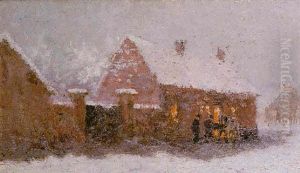 Paysage Hivernal Anime Paysage Hivernal Anime