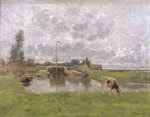 Zomers Rivierlandschap