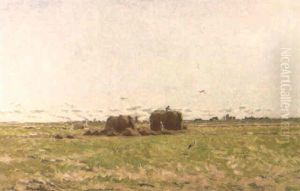Les Foins En Hollande by Adriaan Josef Heymans