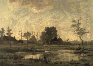 Aan De Rand Van Het Dorp by Adriaan Josef Heymans
