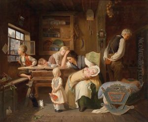 Die Erschopfte Mutter by August Heyn