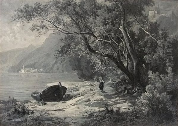 Norditalienische Seeuferlandschaft - view 1