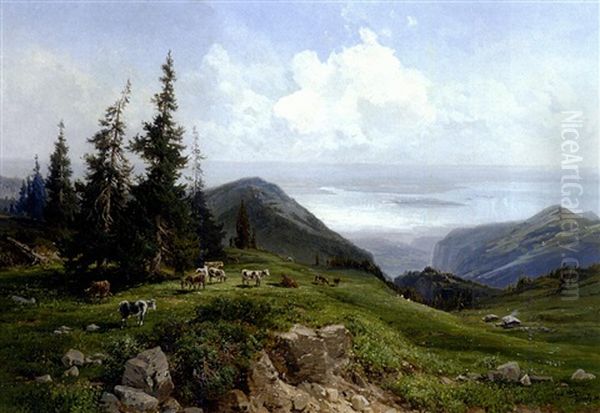 Blick Von Der Kampenwand Uber Den Chiemsee - view 1